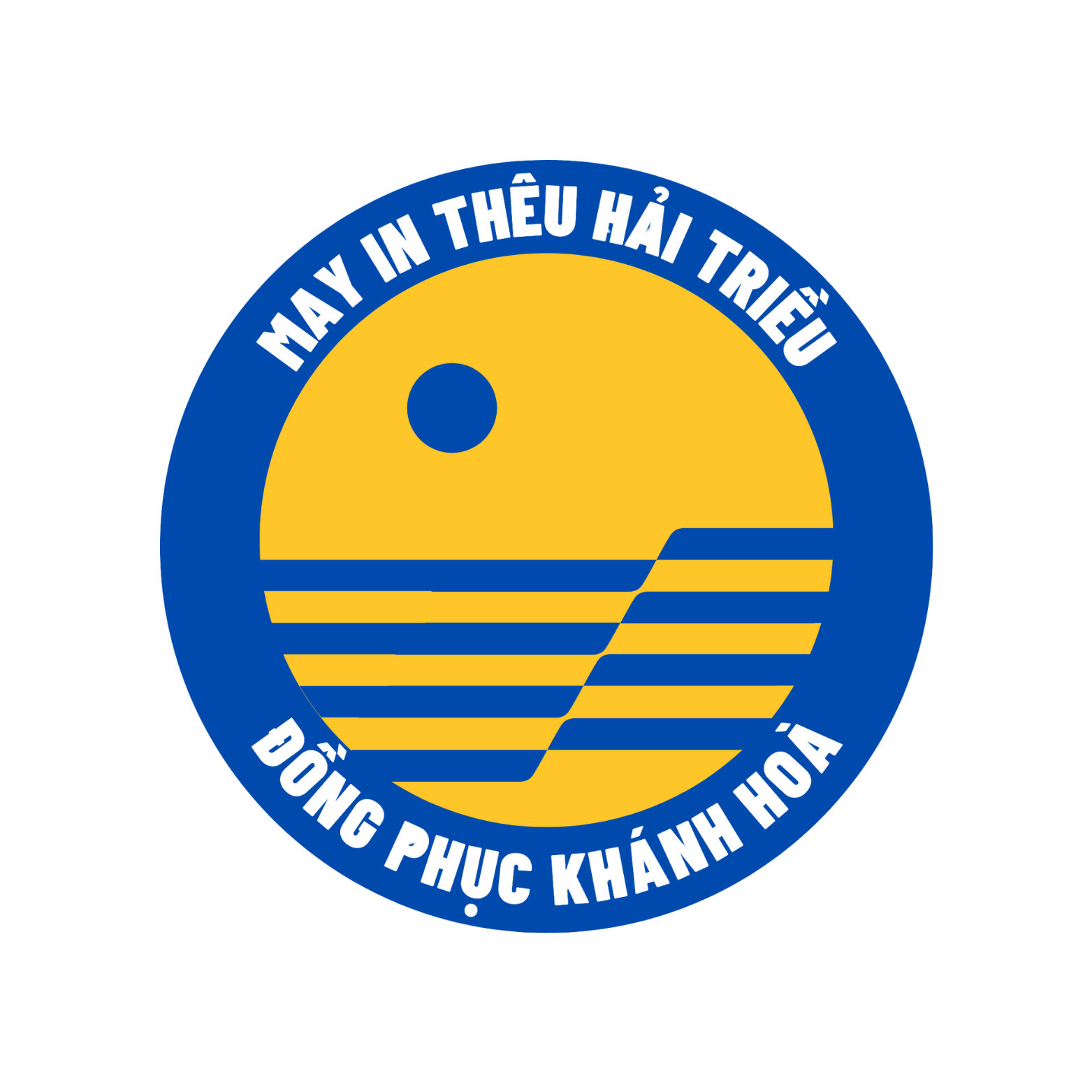 Logo in cờ hải triều chi nhánh khánh hòa