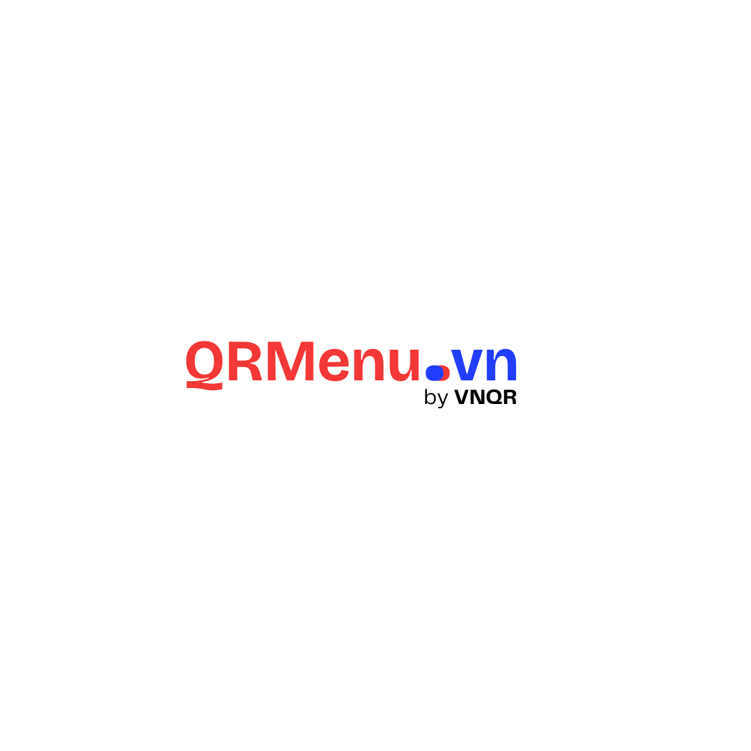 qrmenu red blue logo